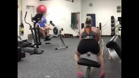 Body image fitness: battle ropes