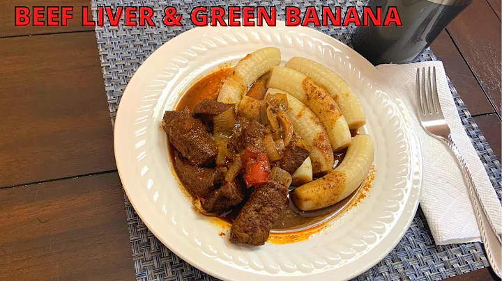 Jamaican Breakfast | Beef Liver & Green Banana | CookingwithNichole