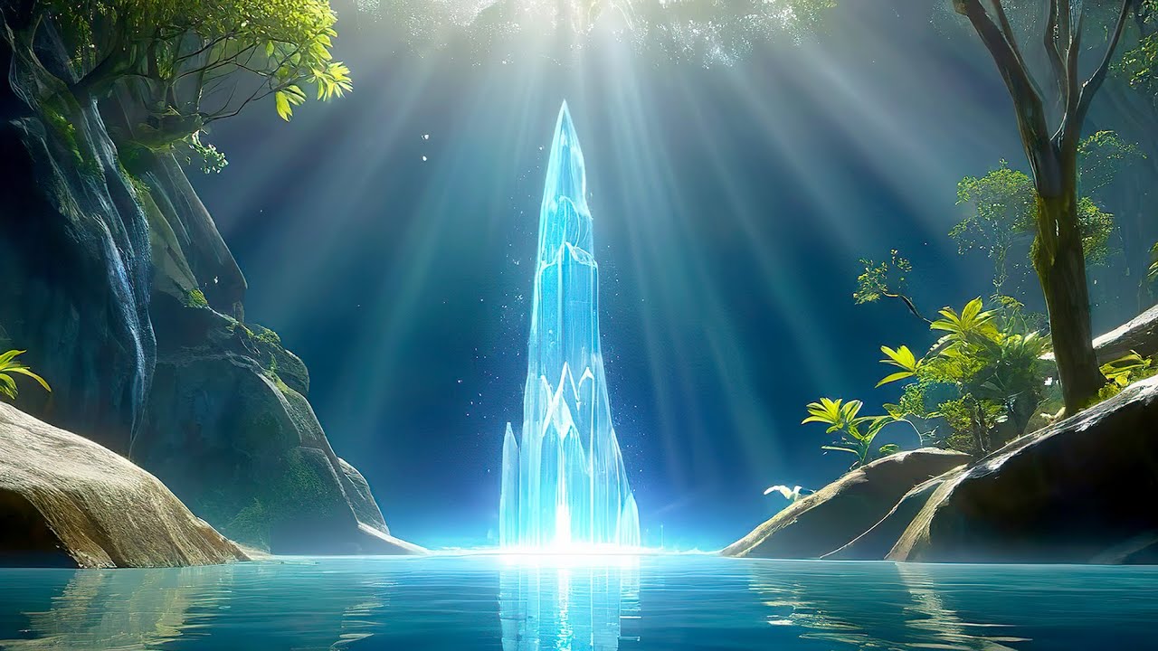 Lemurian Light Codes (444Hz) Crystal Healing Frequency - Soothing Light ...