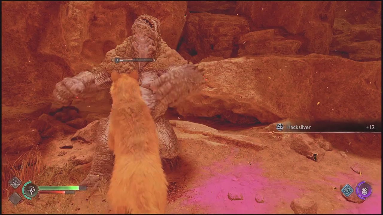 God of War Ragnarök_Atreus  vs Beast