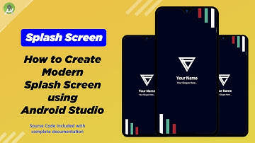 How to create Modern Splash Screen with Animation using Android Studio | UI Design Material