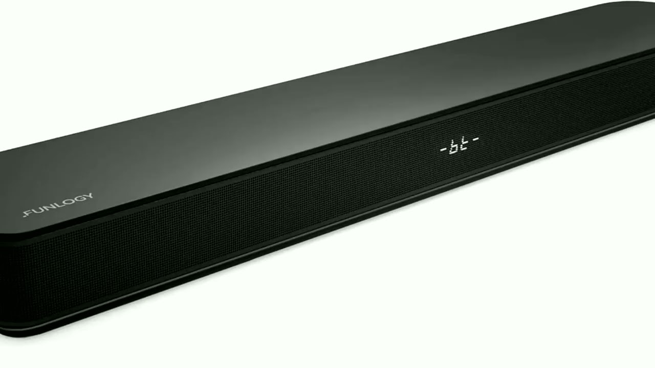 FUNLOGY Sound Bar Review: 100W 2.1 Channel TV Soundbar with