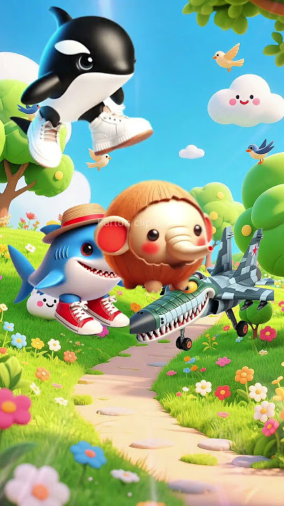 trend song cocofanto elefanto,bombardiro, crocodilo,tralalelo tralala #shorts #cartoon #viral