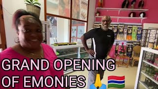 The Grand opening of EMONIE’S in The Gambia