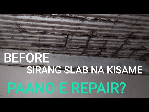 Video: Maaari bang ayusin ang isang basag na slab?