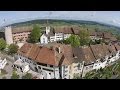 Regensberg, Zürich Schweiz, Rundumflug mit Drohne