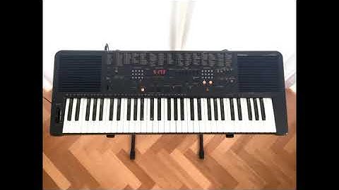 Technics sx-KN-550 keyboard audio demo