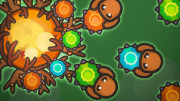 Taming.io - We Used Big Spikes only and Killed Bosses in taming io