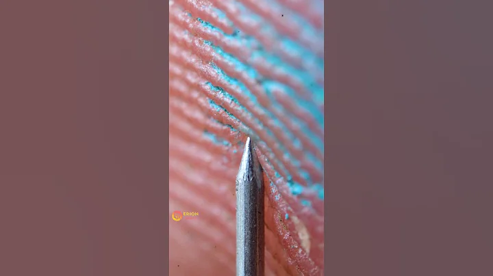Finger and Needle Close Up | ASMR Macro Video #satisfying #experiment