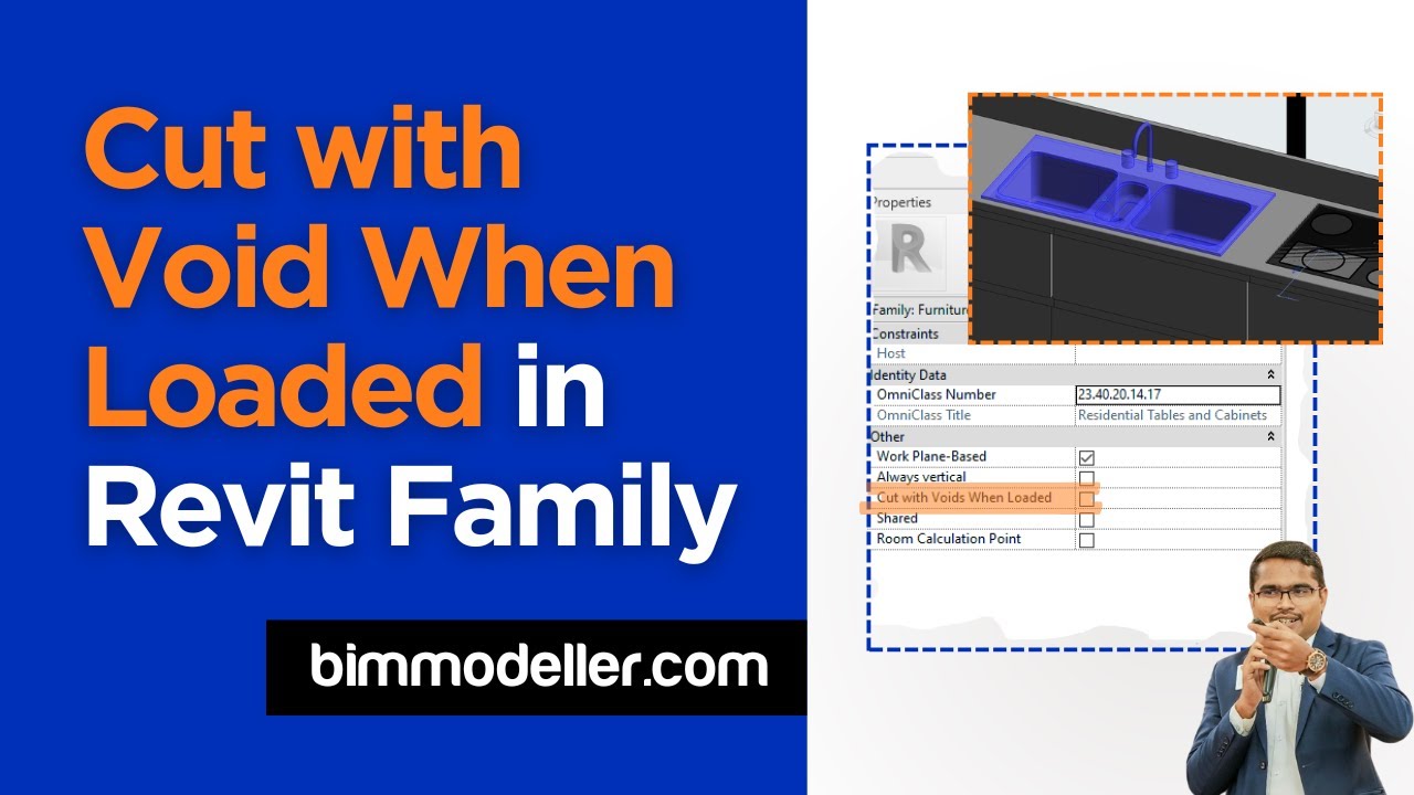 How to use Cut with Void when Loaded Properties in Revit Family?
