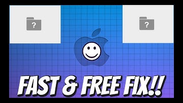 HOW TO FIX A FLASHING QUESTION MARK FOLDER ON MAC | FREE & QUICK FIX!!