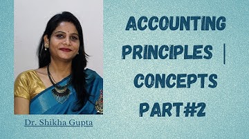Accounting Principles | Accounting Conventions | Accounting Concepts | Part#2
