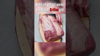 Wenn wir gefragt werden, was es zur Grillparty gibt  bbq grill grillen gasgrill shorts