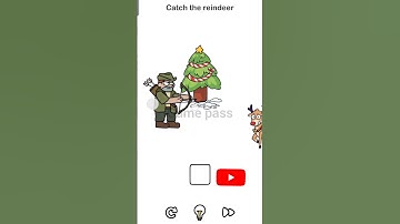 I Can Do It! Catch The Reindeer 10 #HelpSanta #challenge #Brainout #Shorts