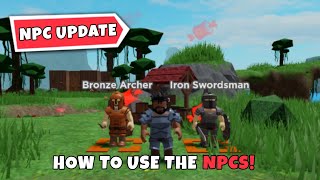 How To Use The NPCS in The SURVIVAL Game!