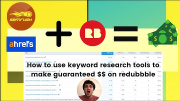 Using SEMrush and AHREFS to master Redbubble and make sales in 2021