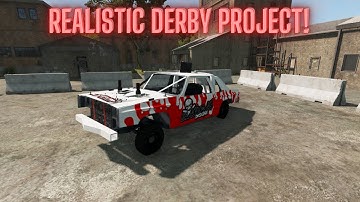 Most Realistic Demolition Derby in a Game? | Realistic Derby Project + Fairgrounds BeamNG.Drive 0.21