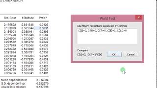 (EViews10):ARDL Models (General-to-Specific) #ardl #ecm #boundstest #cointegration #lags screenshot 4