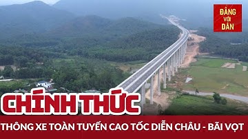 Khai thác toàn tuyến cao tốc Diễn Châu - Bãi Vọt | Tin KINH TẾ, XÃ HỘI