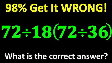 Zeer lastige wiskundevraag die 98% van de mensen VERKEERD beantwoordt! 🤯❌