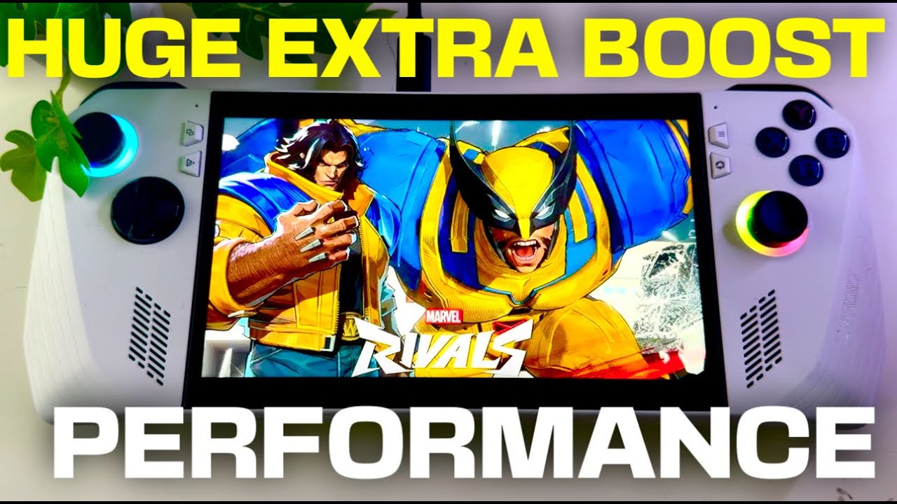 Marvel Rivals on the Asus Rog Ally: EXTRA Performance Boost - YouTube