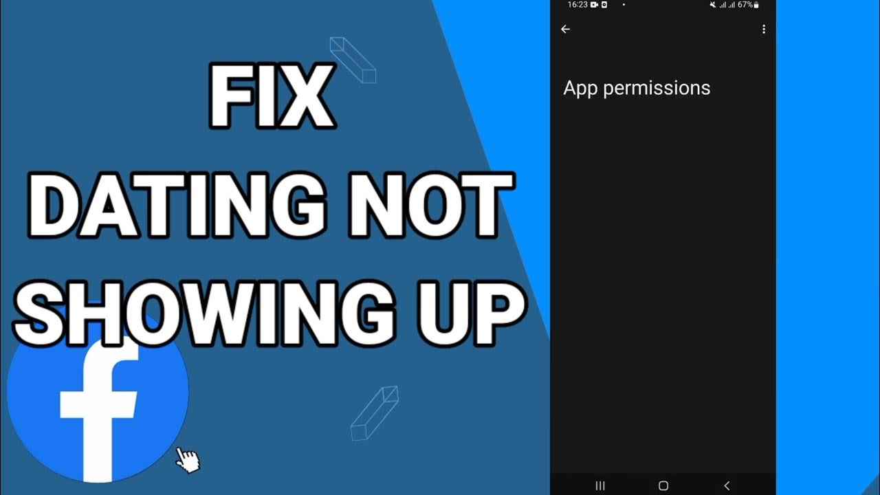 How To Fix And Solve Facebook Dating Not Showing Up YouTube
