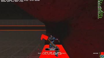 RwzKickCTF1 coming up from below Quake 2 CTF new map gameplay