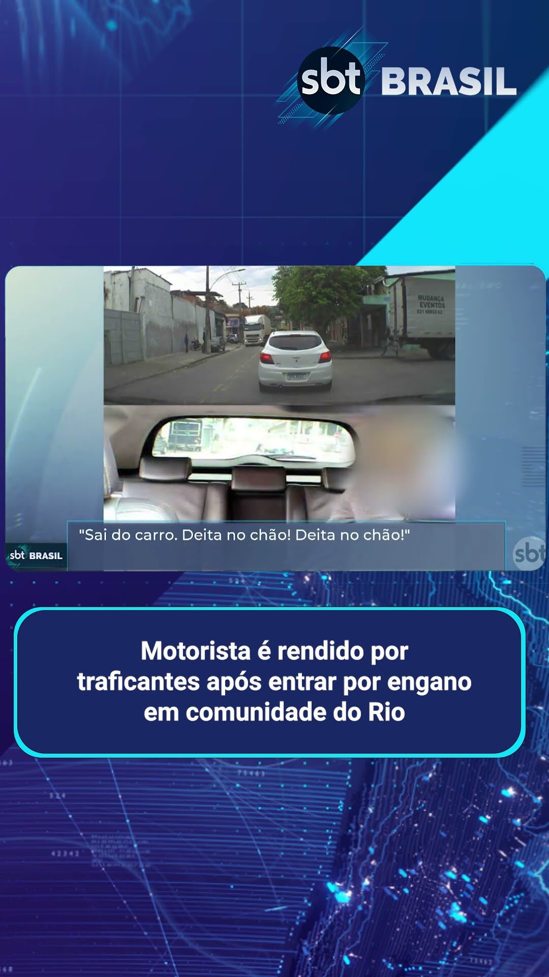 Motorista entra por engano em comunidade e é cercado por traficantes | SBT Brasil (16/01/25)