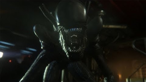 Alien Isolation Scary Scene (First Alien Encounter)