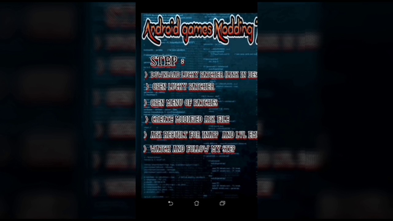 Android Games Modding Tutorial - YouTube