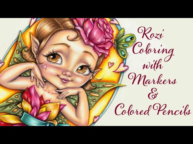 Adult Coloring Tutorial Part 1: Alcohol Markers for Beginners 