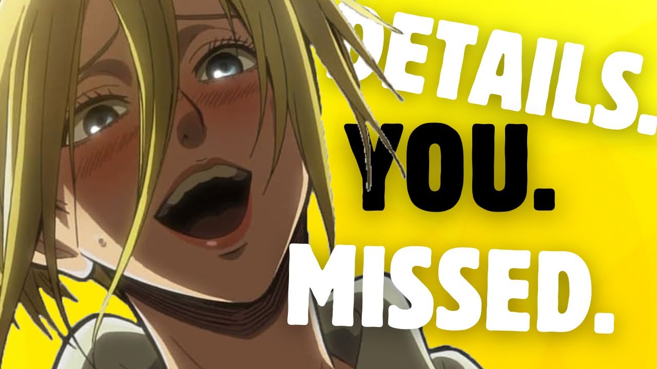 Facts/details you DEFINITELY didn’t know in attack on Titan - YouTube
