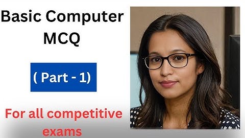 Basic Computer MCQ for govt exams || Computer MCQs for Competitive Exams 2025 