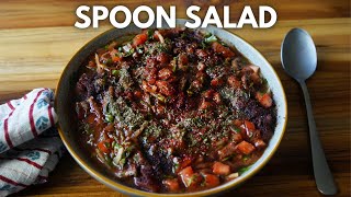 Flavor Bomb, 10 Spice Turkish Spoon Salad, Gaziantep Kasik Salatasi