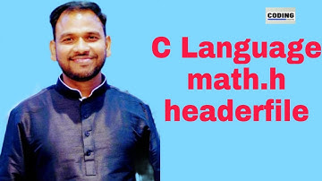 C Language - L03 - Math header file| C Language Tutorial | Start Coding For Beginners in Hindi