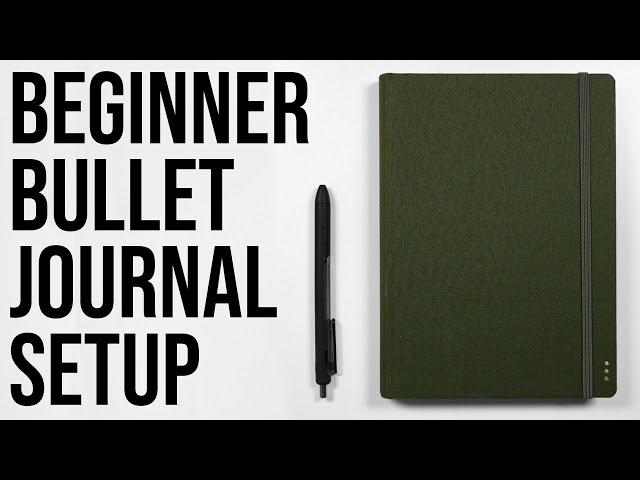 How to Get Started with Bullet Journaling - Bleistift
