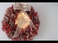 Dollar Tree Christmas Wreath tutorial|Easy Home Project|DIY wreath idea|Jo-Jo&#39;s Handmade Creations