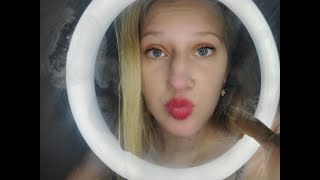 ASMR Glass kisses! (mouth sounds)