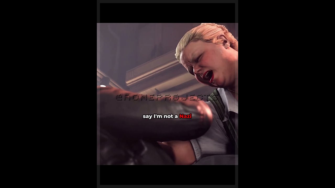  Don T Ever Call Me A Na Zi Again Wolfenstein New Colossus