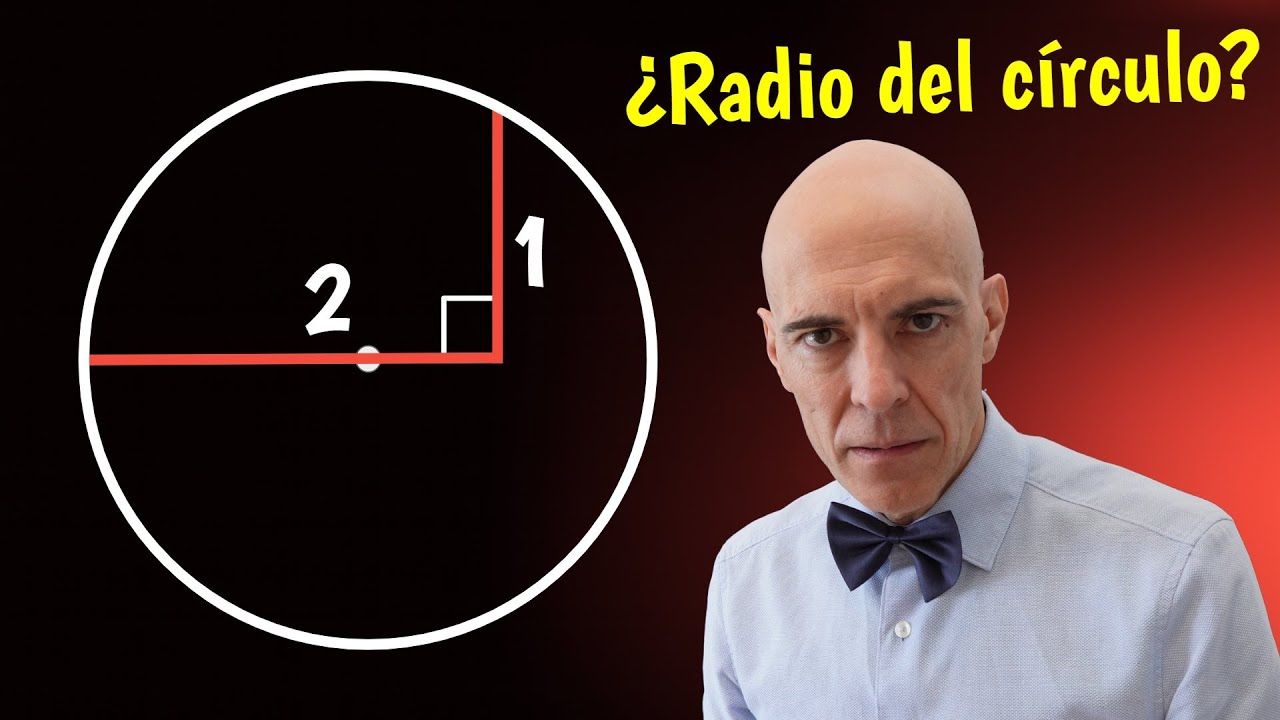 Muy pocos saben el valor del radio del círculo🤯