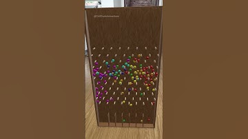 Experiment: Machine automatically sorting hundreds of small balls by color