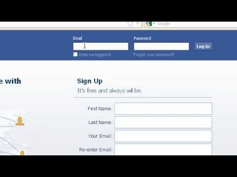 Facebook login help - how to login tutorial