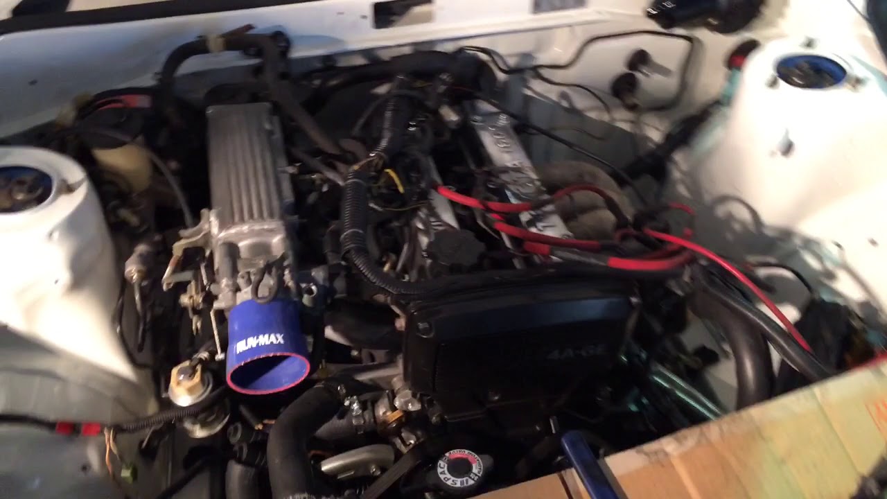 AE86:エンジン正しく始動、足回りの取り付け | スパークレーシング