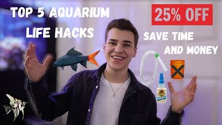 The 5 Best Aquarium Life Hacks (To Save Time and Money) *Easier Maintenance*