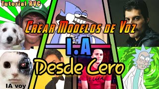 Como Hacer una Voz IA Desde Cero (Bien Explicado) (Método RVC)
