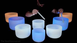 432 Hz Crystal Bowls Sleep Meditation: Remove Negative Energy & Emotional Healing
