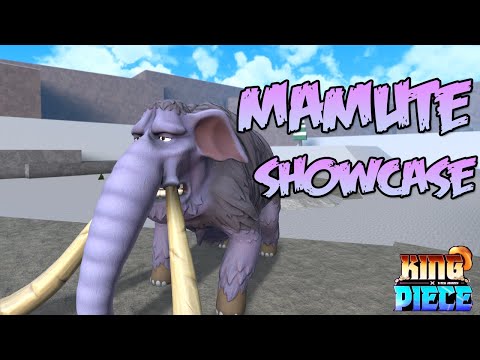 showcase transformação do mamute blox fruits update atualização