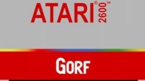 Gorf Atari 2600 gameplay video