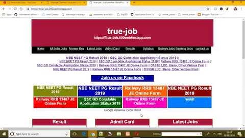 Sarkari Result .com Wordpress Theme Free, job wordpress theme  | Hindi Web Class