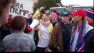 (CRIME) Trump Supporter Hair Lit On Fire